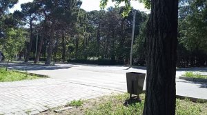 Отдых и прогулка в парке Каспийска. Набережная зона отдыха.