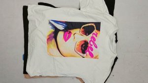 44137 Футболки м/ж, 5пак, T-Shirt Damen + Herren mix, секонд (extra) оптом