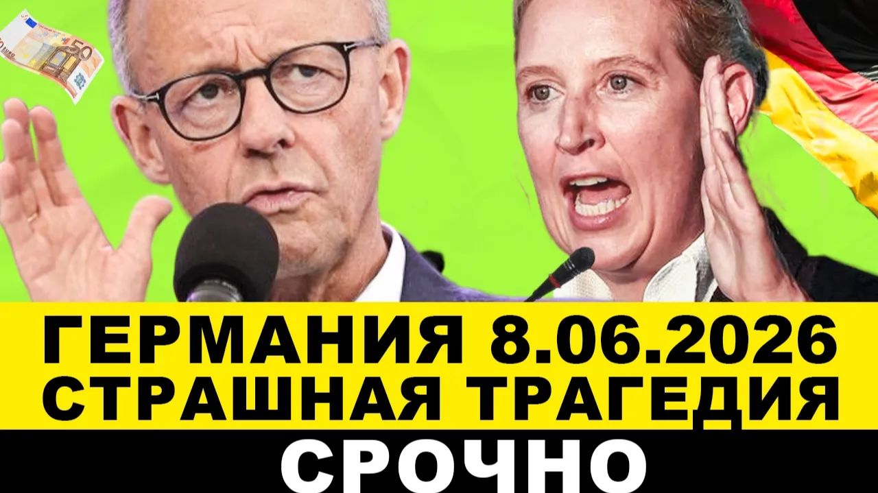 ГЕРМАНИЯ 2026. ЖУТКАЯ ТРАГЕДИЯ, ПЕНСИИ НЕ ЖДИТЕ, ОБМАН НЕМЦЕВ, УРЕЖУТ СОЦИАЛ, Новости Европы смотреть онлайн