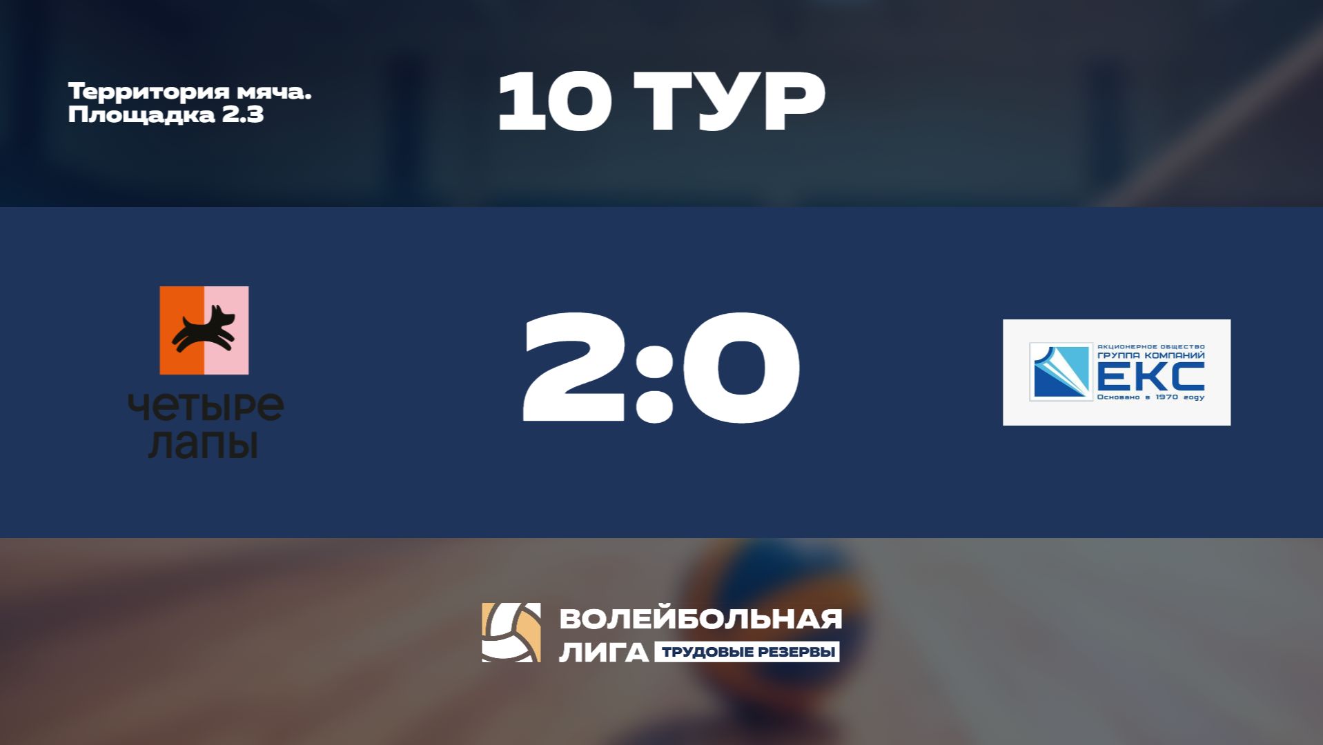 Обзор | 10 тур | Четыре Лапы - ГК ЕКС | Уран