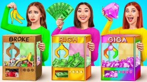 Бедная vs Богатая vs Ультра Богатая еда Челлендж # Съедобная Битва от Multi DO Challenge