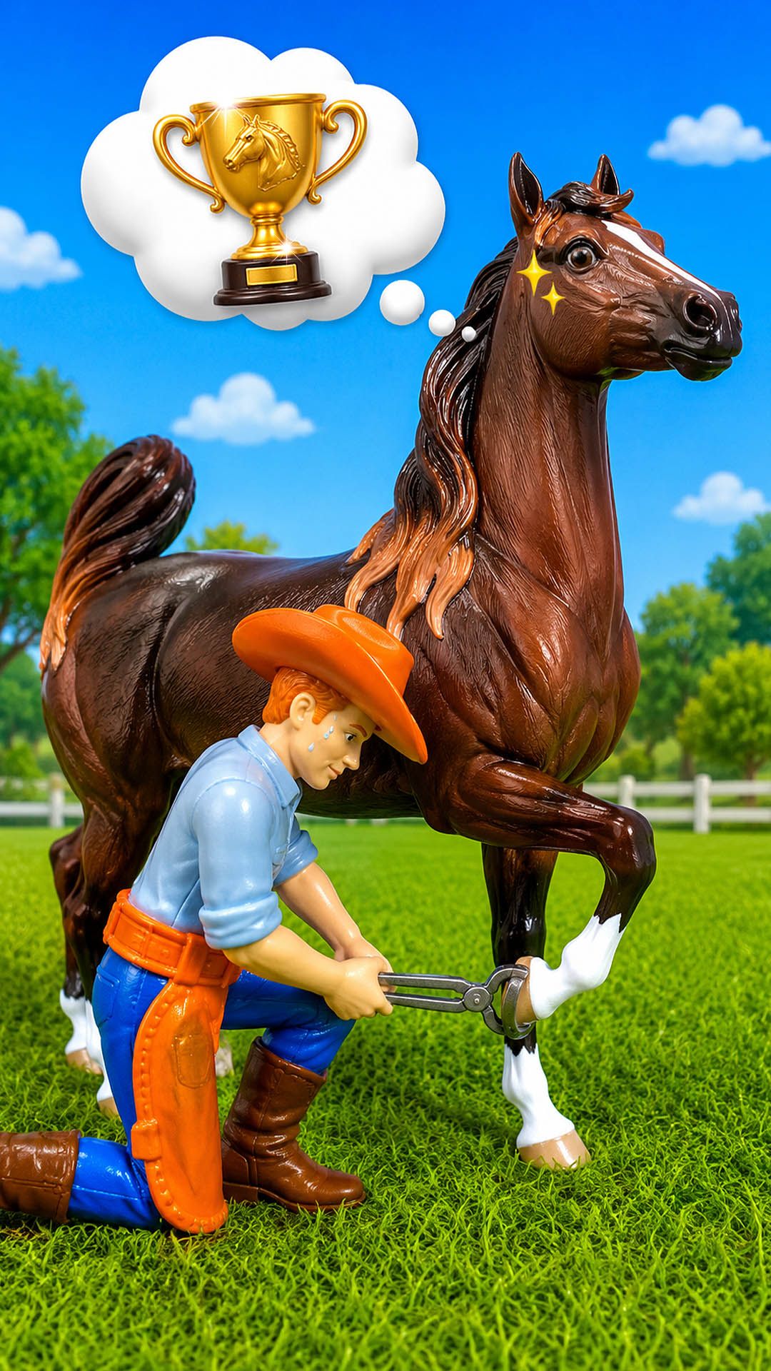 🐎✨Игрушка лошадь COLLECTA точно выиграет эти скачки! Игрушечные животные. Игры для детей