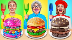 Кулинарный Челлендж# Я против Бабушки # Сумасшедшие Кулинарные Идеи от Multi DO Challenge