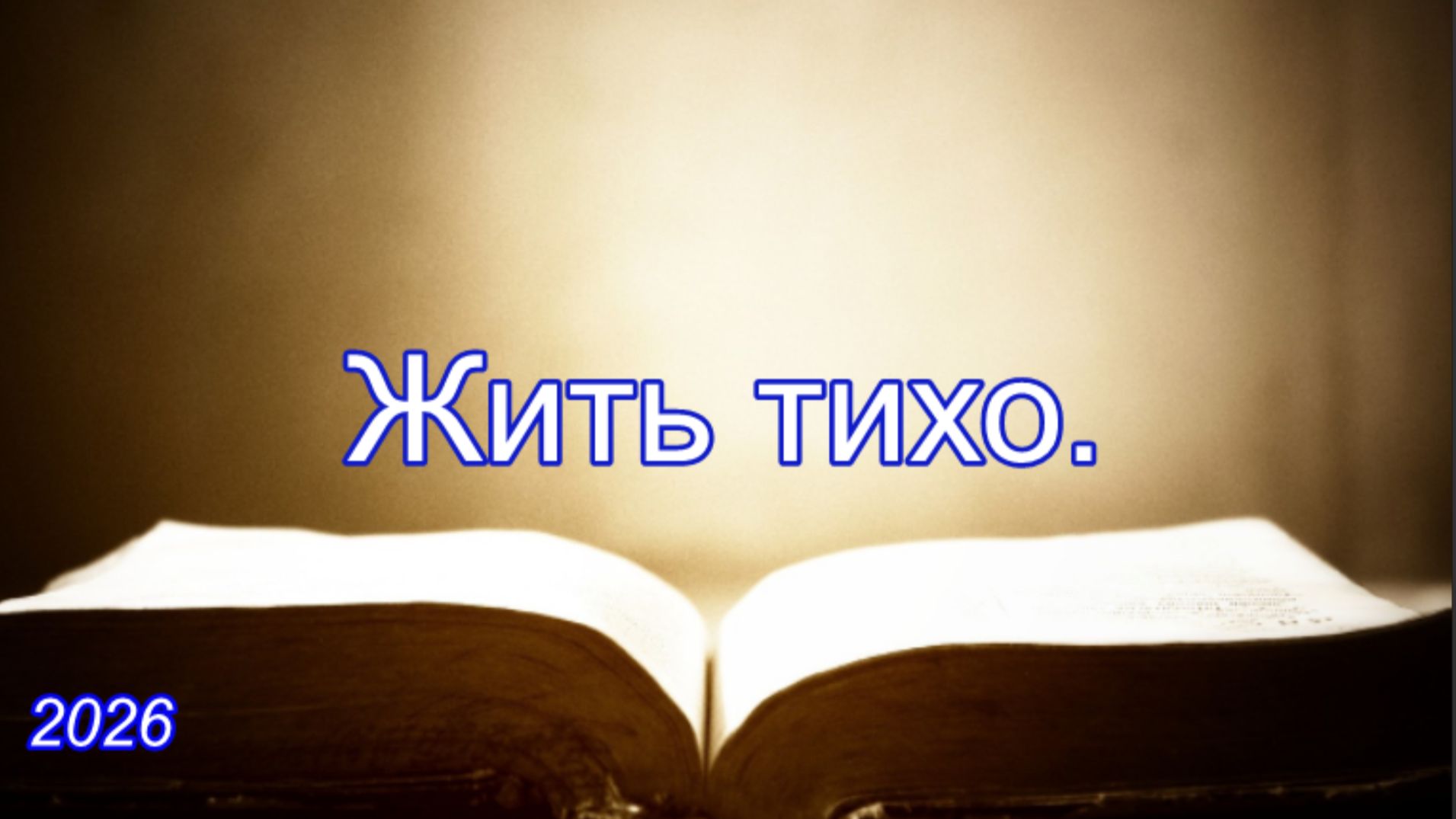 Жить тихо | 1 Фессалоникийцам 4*11-12 | Пинчуков Марк