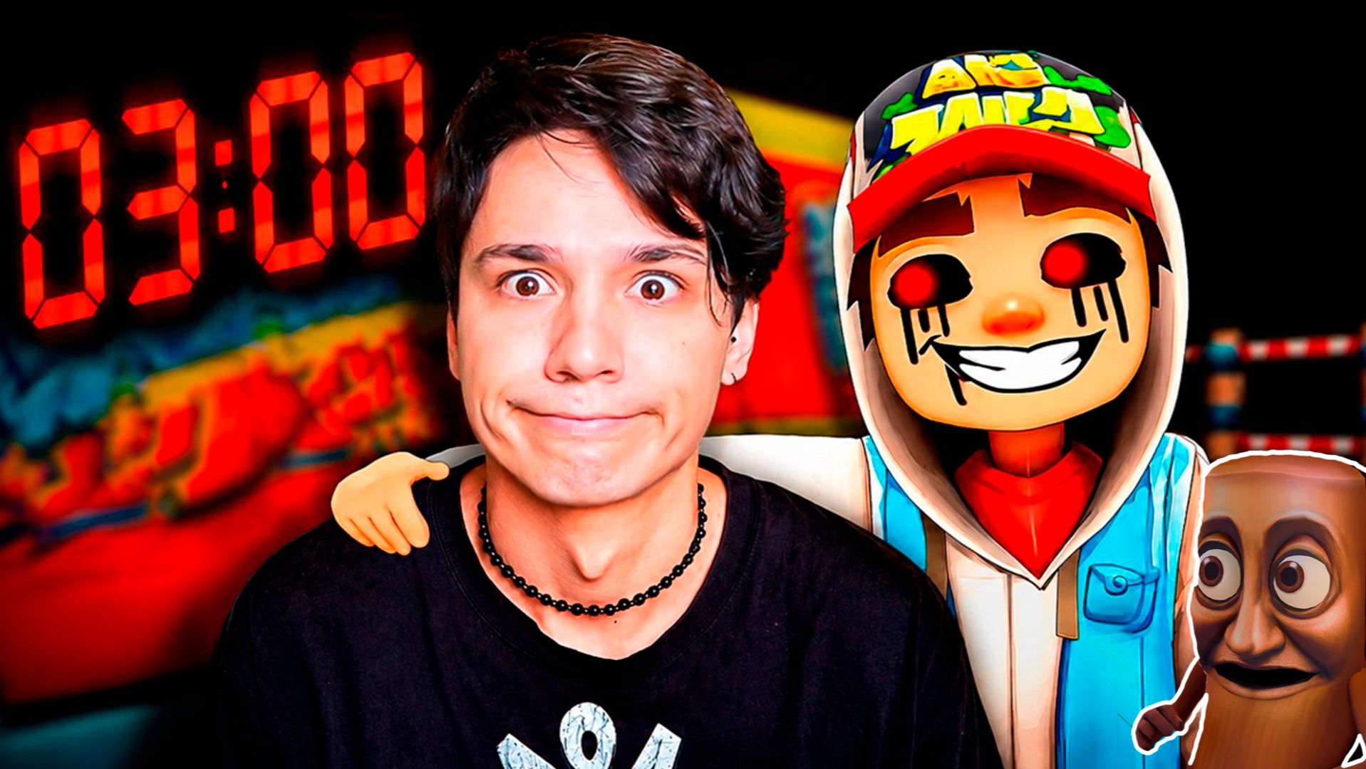 НИКОГДА НЕ ИГРАЙ В 3 ЧАСА НОЧИ В SUBWAY SURFERS 😱 смотреть онлайн