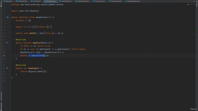 14. Implementing Order Service domain logic using DDD - Order Aggregate Root