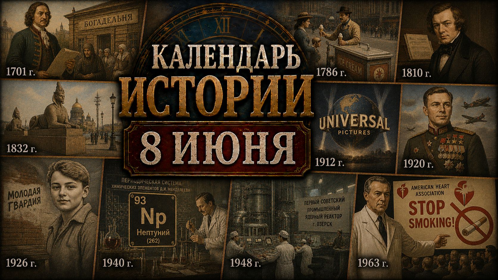 КАЛЕНДАРЬ ИСТОРИИ 8 ИЮНЯ