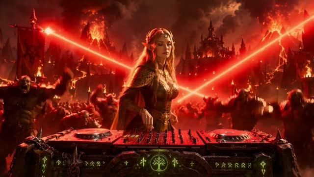 Infernal Realm 🔥 Dark Celtic Techno & Volcanic Fantasy Rave