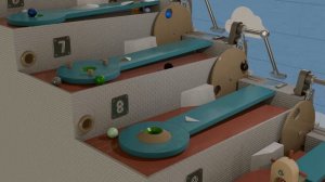 Гонка шариков на трассе для мини-гольфа! (Marble Race в HD)