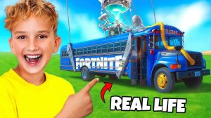 Боевой автобус FORTNITE в реальной жизни!