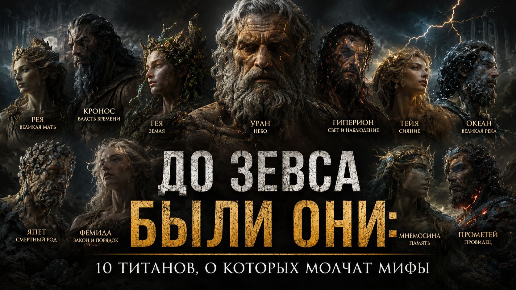 До Зевса были они: 10 Титанов, о которых молчат мифы