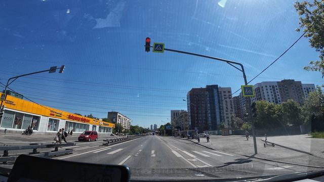 Поездка Филёвская пойма  - Витебская улица  6 июня 2026. Москва , Россия.