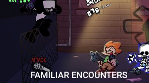 FNF мод на  familiar encounters это топ