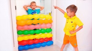МИЛЛИОН ВОЗДУШНЫХ ШАРОВ И ШПИОНСКИЙ ДЖИП ВЛАДА И НИКИ!🚨🎈Веселый челлендж с надувными шариками!😱🔥