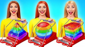 Геометрический Челлендж с Едой # Смешные Ситуации с Едой с Mega DO Challenge
