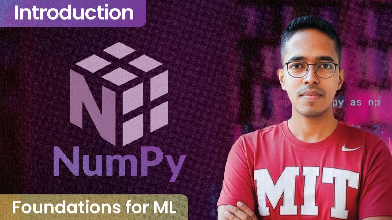 32) Introduction to NumPy in Python Programming foundations for Machine Learning [Lecture 32] смотреть онлайн
