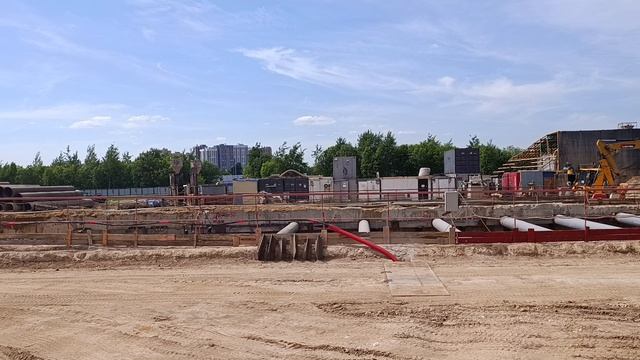Строительство станции метро Ватутинки Троицкой линии смотреть онлайн