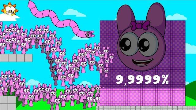 СПРУНКИ АНИМАЦИЯ: 9999 ПИНКИ И ЗМЕЙКА СПРУНКИ В ХАОСЕ ЛАБИРИНТА😎🌀🐍 смотреть онлайн