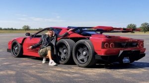 Первая в мире Ferrari Testarossa 6*6.
