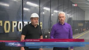 Собянин осмотрел строящуюся станцию «Звенигородская» московского метро