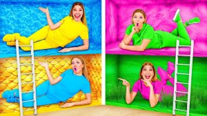 Секретные Домики под Кроватью # Четыре Цвета Челлендж
