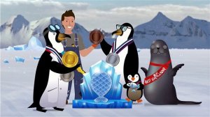 🐧🏁 ПИНГВИНЫ НА РАЛЛИ: Безумные гонки по льдам Антарктиды!