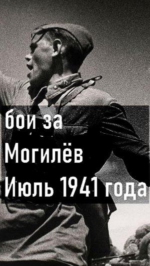 Бои за Могилев 1941 Часть 2