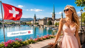 Внутри самого дорогого города Швейцарии летом: Цюрих, 🇨🇭