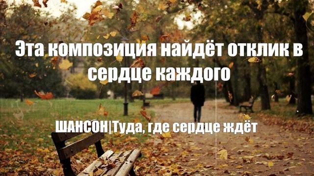 ШАНСОН|Туда, где сердце ждёт|ПЕСНИ ДЛЯ ДУШИ