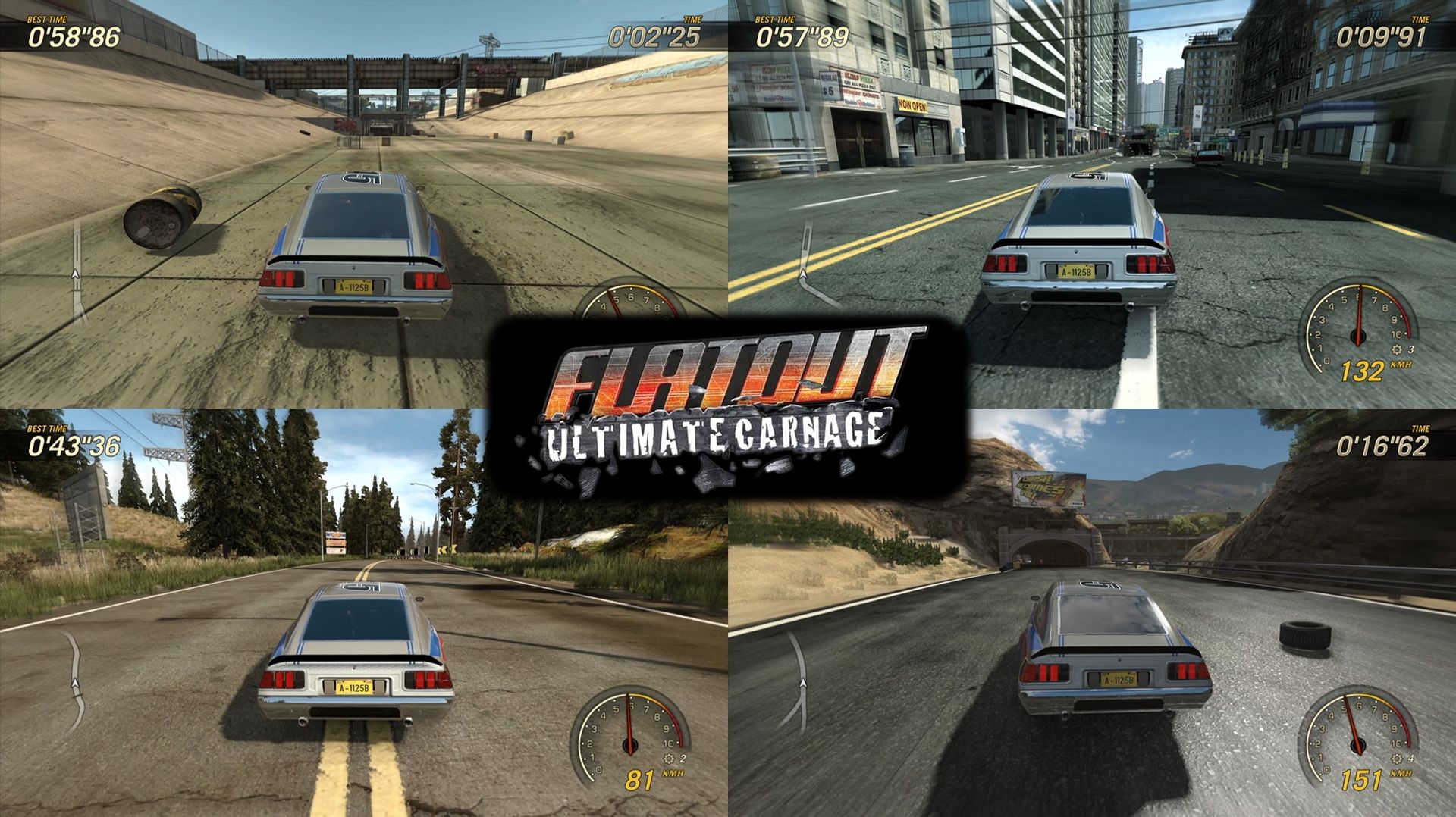 FlatOut: Ultimate Carnage (PC) - Все Гоночные Трассы смотреть онлайн