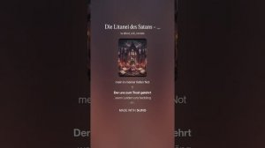 Die Litanei des Satans - Charles Pierre Baudelaire (orchestra)