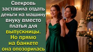 Свекровь заставила отдать деньги на машину любимому внуку вместо платья для выпускницы