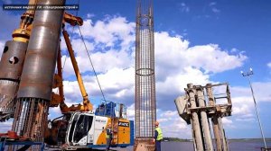В Тверской области строители возводят мост через реку Шошу на трассе ВСМ