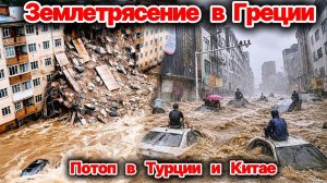Мощное землетрясение в Греции❗ Потоп в Турции и Китае❗ Наводнение в Гомеле❗ Град убийца в Бразилии❗