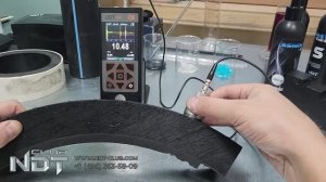 UDT-RF PRO измерение толщины бронирующего слоя двухслойной толстостенной полиэтиленовой трубы