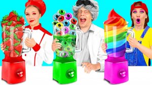 Кулинарный Челлендж# Я Против Дедушки # Кухонные Лайфхаки и Хитрости TeenTeam Challenge