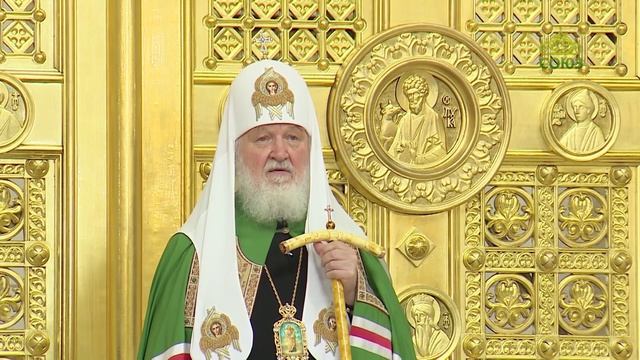 Патриаршая проповедь после Литургии в кафедральном соборе Христа Спасителя в Калининграде смотреть онлайн