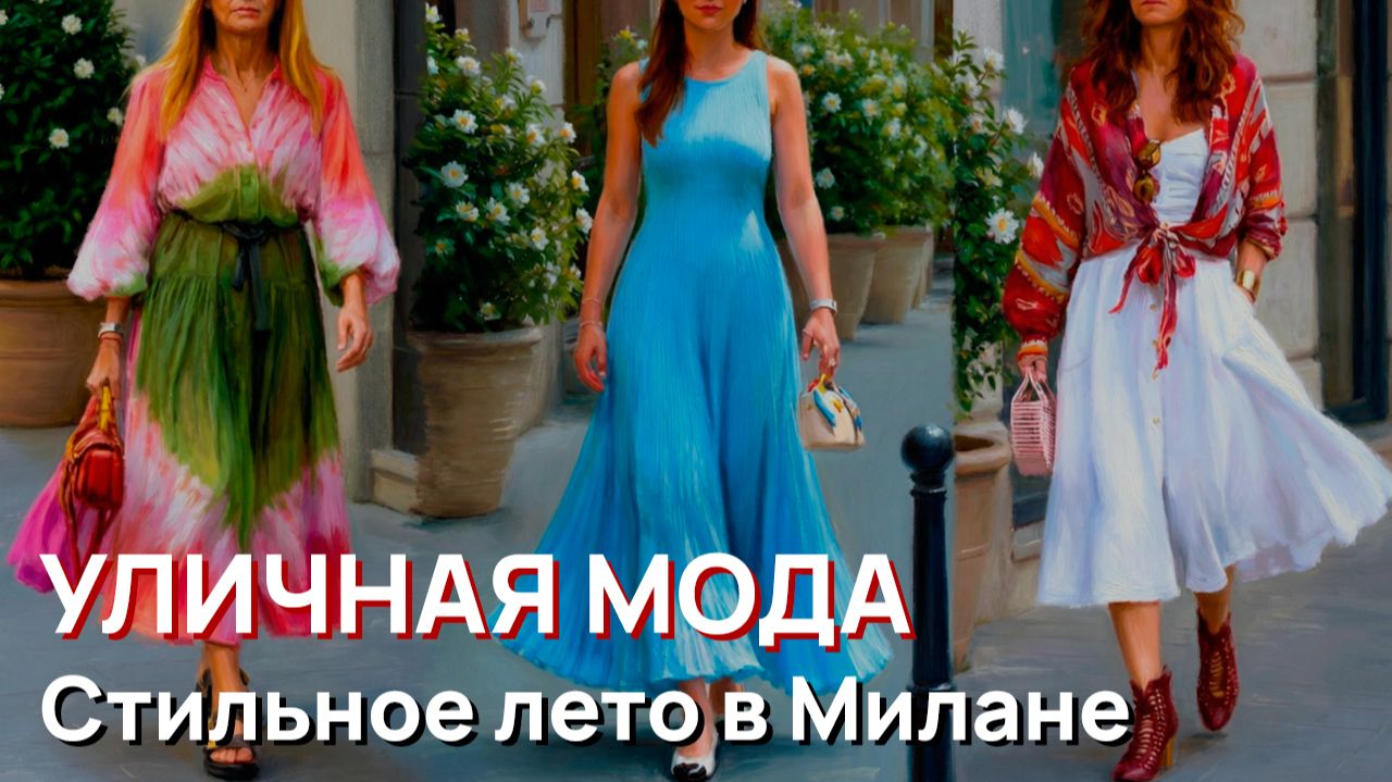 Уличная мода - Стильное лето в Милане 2026 смотреть онлайн