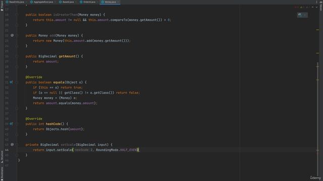 13. Adding value objects and domain events to common domain module