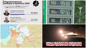 8.06.2026. Пашинян подебил. Дроновый террор ВСУ. Константиновка все ближе. Израиль-Иран снова воюют