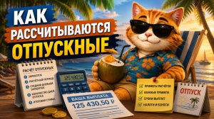 Как рассчитываются отпускные: формула и пример расчета в 2026 году