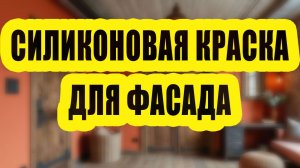 Силиконовая фасадная краска - легкий способ обновить фасад!