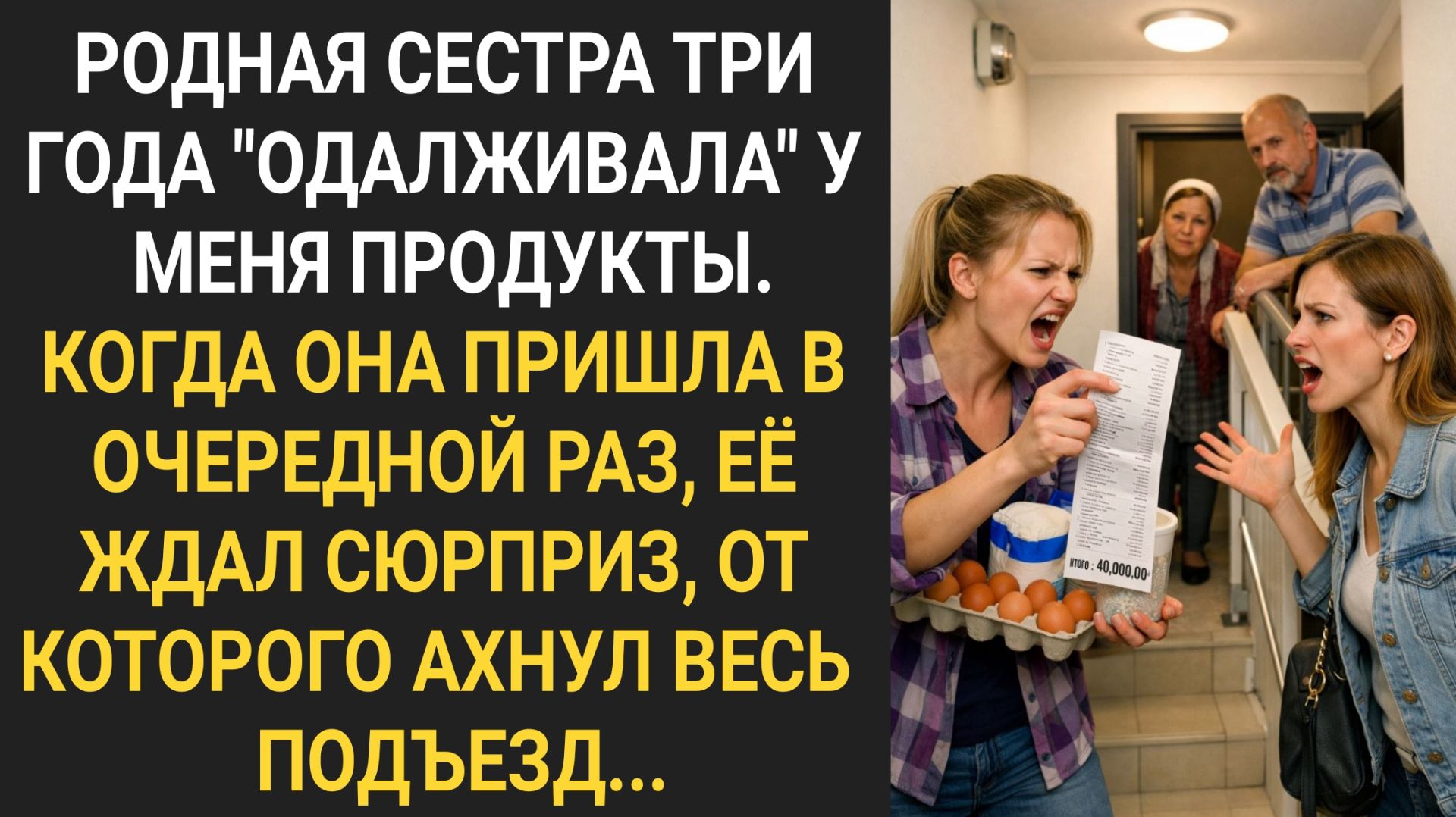 Родная сестра три года