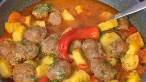 Тёплый вечер, вкусный ужин. Обязательно приготовь, ну очень вкусно и сытно