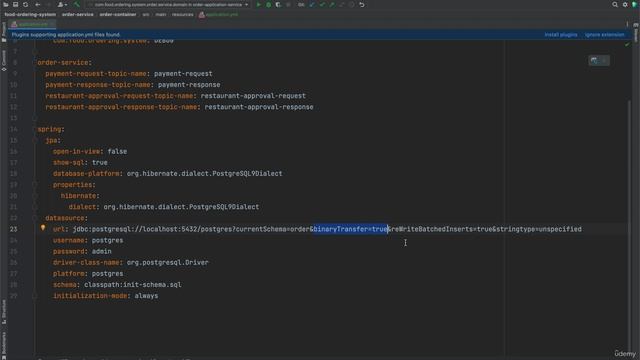 40. Container module Adding spring boot starter class and config смотреть онлайн