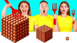 Большая, Средняя или Маленькая Тарелка Челлендж # Вкусные Кухонные Лайфхаки от BaRaDa Gold Challenge