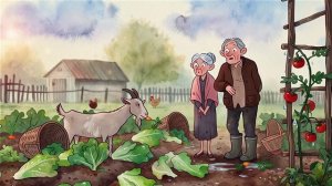 🐐😱 ОХ УЖ ЭТОТ КОЗЁЛ: Дед и Бабуля в шоке от наглого гостя в огороде!