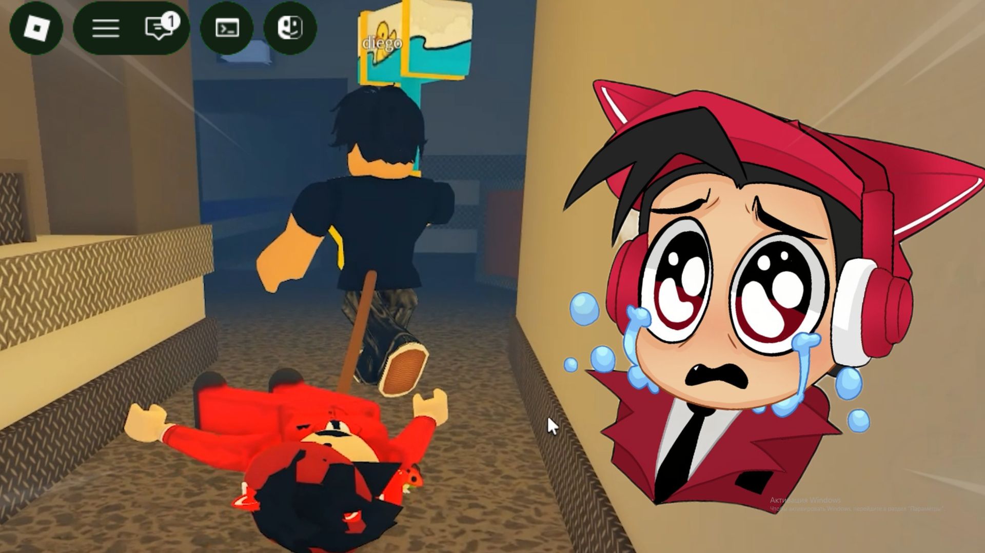 СБЕЖАЛ ОТ МАНЬЯКА! Молотки Flee The Facility Roblox😳
