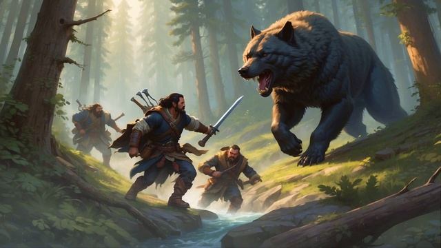 Adventurer's First Battle D&D TTRPG Combat Music 1 Hour by Francis Bonin смотреть онлайн