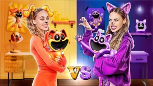 Преображение комнаты одного цвета челлендж! Мы построили секретный домик CATNAP! Poppy Playtime 3!